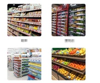 Étiquettes de prix en plastique, étiquettes de prix en PVC, étiquettes de prix transparentes, étiquettes de prix à crochet inversé pour supermarché