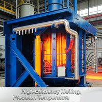 Horno de Acero Shuncheng de 10T para Fundir Zinc, Maquinaria de Construcción, Ahorro de Energía, 380V, Alta Eficiencia