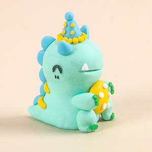 อุปกรณ์ตกแต่งหน้าเค้กรูปสัตว์ซาฟารีในป่าพร้อมสิงโตยีราฟลิงช้างสำหรับตกแต่งเค้กอาบน้ำเด็ก - Product Image 4