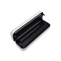 Imprimantes thermiques de reçus à code-barres de format A4 216 mm, imprimantes sans fil Bluetooth pour photos/textes/tatouages/images