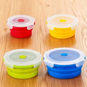 Loncheras Bento de Silicona, Gran Capacidad, Portátiles, Aptas para Microondas, Plegables, Contenedor de Almacenamiento de Alimentos para Camping, ¡Gran Venta! - Product Image 1