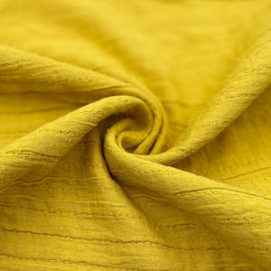 Тяжелая тканая ткань dobby, муслиновая ткань с полосками, двухслойная текстура из чистого хлопка - Product Image 3