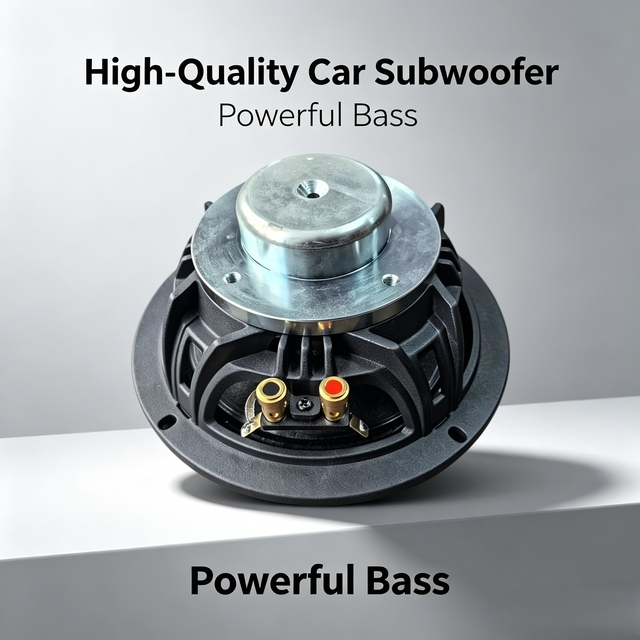 8" Aluminum Basket Neodymium Magnet Paper Cone Midrange Speaker High Performance Car Audio Loudspeaker