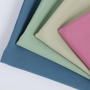 इन-स्टॉक महिलाओं की पोशाक पैंट शर्ट 100% पॉलिएस्टर खिंचाव कपड़े मैट टूटे हुए कार्ड लुभावनी चौड़े पैर घने 125gs। - Product Image 1