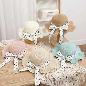 2024 New Arrival Summer Girls Bowknot Children <b>Straw</b> <b>Hat</b> and Bag Set with Hand Embroidery Sports Beach Travel Casual - Product Image 4