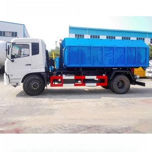 Camion à benne basculante DONGFENG 4*2 avec fonction de compactage, camion chargeur hydraulique pour la collecte des déchets - Product Image 1
