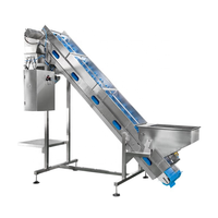 Machine d'emballage automatique de pesage de charbon de bois en cubes de maille pour oignons et pommes de terre de 5 kg, convoyeur à bande, peseur linéaire
