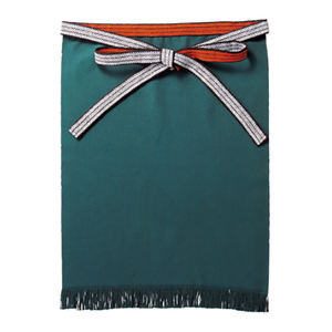 Outils de nettoyage ménager, tablier de cuisine en toile de couleur verte, taille unique, vente en gros - Product Image 1