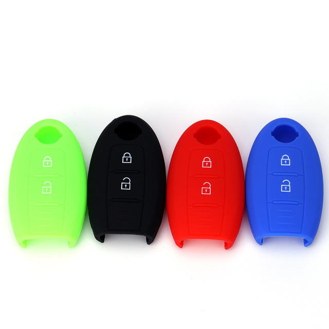 New Design Car Accessories Silicone Case 2 Button Vehicle Remote Control Car Key Cover