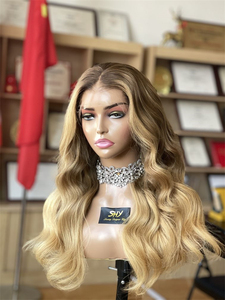 Personnalisé 13x4 HD pour Dentelle Transparent Raie Libre Dôme Frontal Perruque 100% Vierge Européenne de Cheveux Humains 20 Pouces Longueur Vague Lâche - Product Image 2