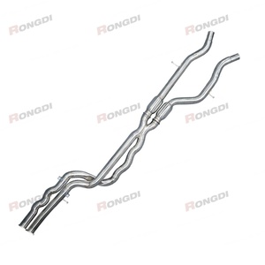 2.76" OEM/ODM High Performance Equal Length Mid-pipe Exhaust Pipes for BMW M3 F80 M4 F82 S55B30A 3.0T 2014-2019 - Product Image 1