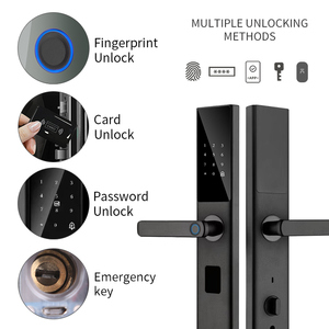 Cerradura Inteligente para Puerta Z12, Seguridad para el Hogar, WiFi, Digital, Biométrica, Código, Tarjeta RFID IC, Huella Dactilar, Compatible con Tuya Smart - Product Image 4