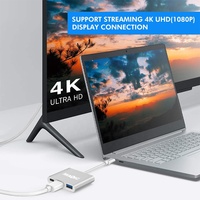 Promotion : Adaptateur HUB USB Type C 3-en-1 Premium OEM vers HDMI 1080P 4K + USB – Convertisseur 3-en-1 et Station d'Accueil USB-C