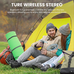 Loa Bluetooth Không Dây Di Động Chống Nước Bass Mạnh Mẽ Đèn <span class=keywords><strong>LED</strong></span> TWS Ghép Nối Cho Gia Đình/Tiệc/Tai Nghe Ngoài Trời/Đi Biển Quà Tặng Sinh Nhật - Product Image 4