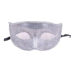 <span class=keywords><strong>Masque</strong></span> Vénitien Rétro Doré, Argent, Noir, <span class=keywords><strong>Blanc</strong></span>, Motif Peint, <span class=keywords><strong>Masque</strong></span> de Bal Masqué en Plastique pour Halloween Cosplay Party - Product Image 5