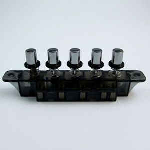 Sélecteur à bouton-poussoir 5 positions (Off-L1-L2-L3-Light) 4A 250VAC, commande manuelle pour hotte de cuisine, clavier de <span class=keywords><strong>piano</strong></span>, en métal durable - Product Image 1