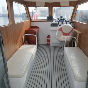 Bateau de pêche catamaran <span class=keywords><strong>en</strong></span> aluminium soudé DK-CM32 de 32 pieds, coque <span class=keywords><strong>en</strong></span> V profond, stabilité supérieure, bateau rapide offshore, hors-bord, sport, tourisme - Product Image 6