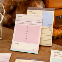 Bloc-notes autocollants personnalisables Mr. Paper, design artisanal pour l'école, le bureau, les rappels quotidiens
