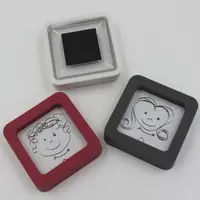 Customized Plastic Magnetic Picture Photo Frame with Magnet