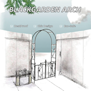 Arcos de Jardín Modernos Negros de Alta Calidad de 6 Pies, Ecológicos, Suministrados por Fábrica, para Exteriores, Césped, Patio Trasero, Vallas, Enrejados, Puertas, Resistentes al Calor - Product Image 3
