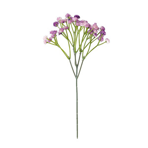Fleurs artificielles Ruilisi Miniature Baby's Breath, blanches, en plastique, arrangement floral, décoration intérieure, accessoires de mariage, design moderne - Product Image 5