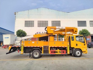 Plataforma elevadora telescópica montada en vehículo Dongfeng de 19 m, vehículo de trabajo aéreo con cesta telescópica aislada de 18 m. - Product Image 2