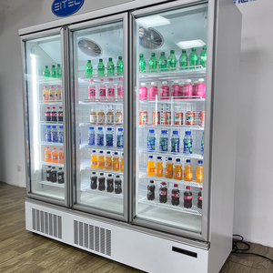 Plug-in loại cửa kính Tủ đông đồ uống mát tủ lạnh siêu thị tủ lạnh hiển thị Máy làm lạnh - Product Image 2