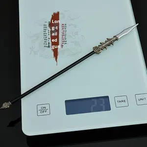 โมเดลอาวุธเย็นราชวงศ์หมิง Chang <span class=keywords><strong>yuchun</strong></span> ยาวสำหรับปืนยาวสัน22ซม. ของเล่นงานฝีมือโลหะเต็มรูปแบบพร้อมเทคนิคเกราะแกะสลัก - Product Image 3