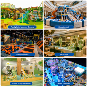 Equipo de Juegos Infantiles Personalizado para Interiores, con Temática de Ciudad, Pizzería, Clínica Veterinaria y Teatro, para FEC - Product Image 4