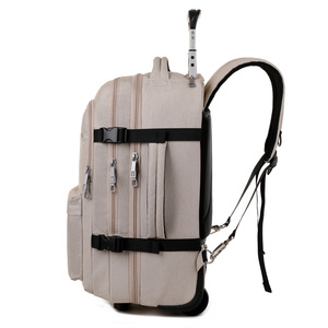 Mochila con Ruedas, Mochila de Viaje Aprobada por Aerolíneas para Hombres y Mujeres, Mochila para Portátil Compatible con <span class=keywords><strong>Maletas</strong></span> con Ruedas - Product Image 4