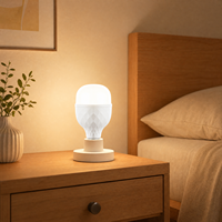 Ampoule LED PP E27 B22, plusieurs puissances de 5W à 60W, lampe d'éclairage intérieur haute puissance