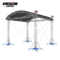 Diseño e instalación gratuitos Prueba de aleación de aluminio Gimnasio Escenario al aire libre Arco Techo Cúpula Truss Diseño de techo