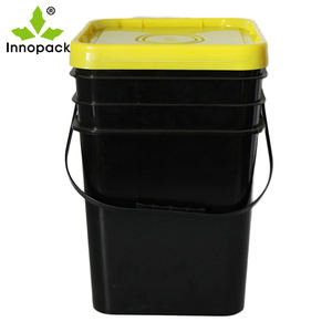 Customizable Logo Printing Wholesale Square Food Grade Plastic <strong>Bucket</strong> 20L With Recyclable Lid for <strong>Donation</strong> Storage Packaging - Product Image 6