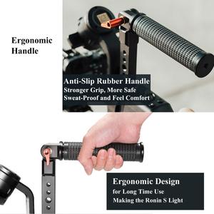 YEHA professionnel Gimbal poignée support de montage poignée vidéo poignée avec plaque de chaussure froide pour DJI <span class=keywords><strong>Ronin</strong></span> <span class=keywords><strong>S</strong></span> SC S3 SC2 stabilisateur - Product Image 4