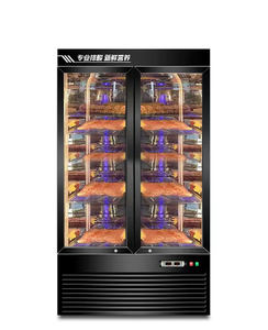 Réfrigérateur à affinage à sec pour viande et fromage Nuelead NE-328 à 2 portes, 10 étagères, porte en verre anti-buée, affichage numérique, refroidissement par air, acier inoxydable - Product Image 6