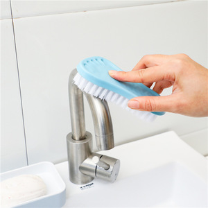 Cepillo para pies con cerdas rígidas, forma rectangular, herramienta de limpieza multifuncional para bañera, lavabo, zapatos, ropa, cepillo para lavandería - Product Image 3