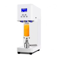 Machine de capsulage semi-automatique REALMAX pour boîtes de conserve – Structure industrielle durable – Scelleuse de canettes en verre et métal pour sodas – Machine de capsulage et de sertissage