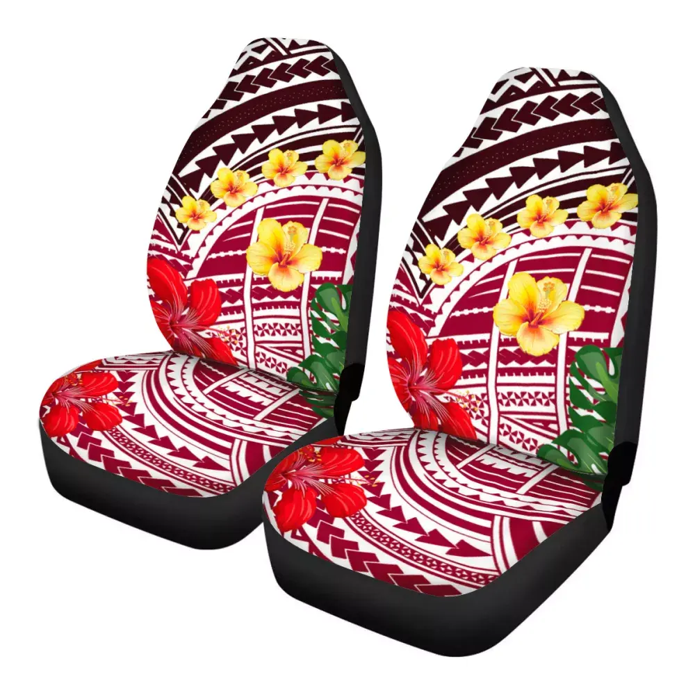 Samoa Tonga Auto Stoelhoezen Polynesische Hawaiian Print Unieke Designer Custom Auto Bekleding Universele Auto Seat Cover Geen Minimum