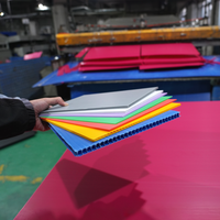 Plaques en plastique ondulé PP avec traitement corona