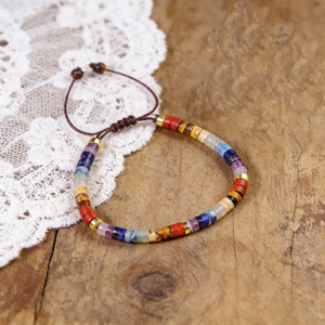 2026 Positive Energy Crystal <b>Bracelet</b> Rainbow Gemstone <b>Bracelet</b> Multicolor Bohemian Natural Stone <b>Beaded</b> <b>Bracelet</b> Gift <b>for</b> GF - Product Image 5