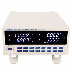 NAPUI PM9818 เครื่องวัดพลังงานดิจิตอลที่แม่นยำ 0.2 คลาส พร้อมจอแสดงผล LED สำหรับวัดแรงดัน/กระแสไฟ - Product Image 1