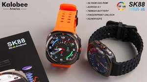 Montre connectée Android SK88 5G avec carte SIM, 3+32 Go, batterie 780 mAh, écran AMOLED, caméra <span class=keywords><strong>2</strong></span> millions de pixels, montre connectée sportive ronde - Product Image 2