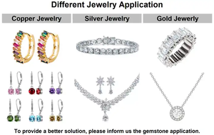 Hot bán 0.8 mét AAA/aaaaa lớp vòng Shape trắng đá quý Zircon - Product Image 6