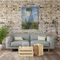 Vente en gros d'impressions sur toile encadrées de style Art déco de Claude Monet, prêtes à être accrochées, décoration murale pour salon, chambre à coucher