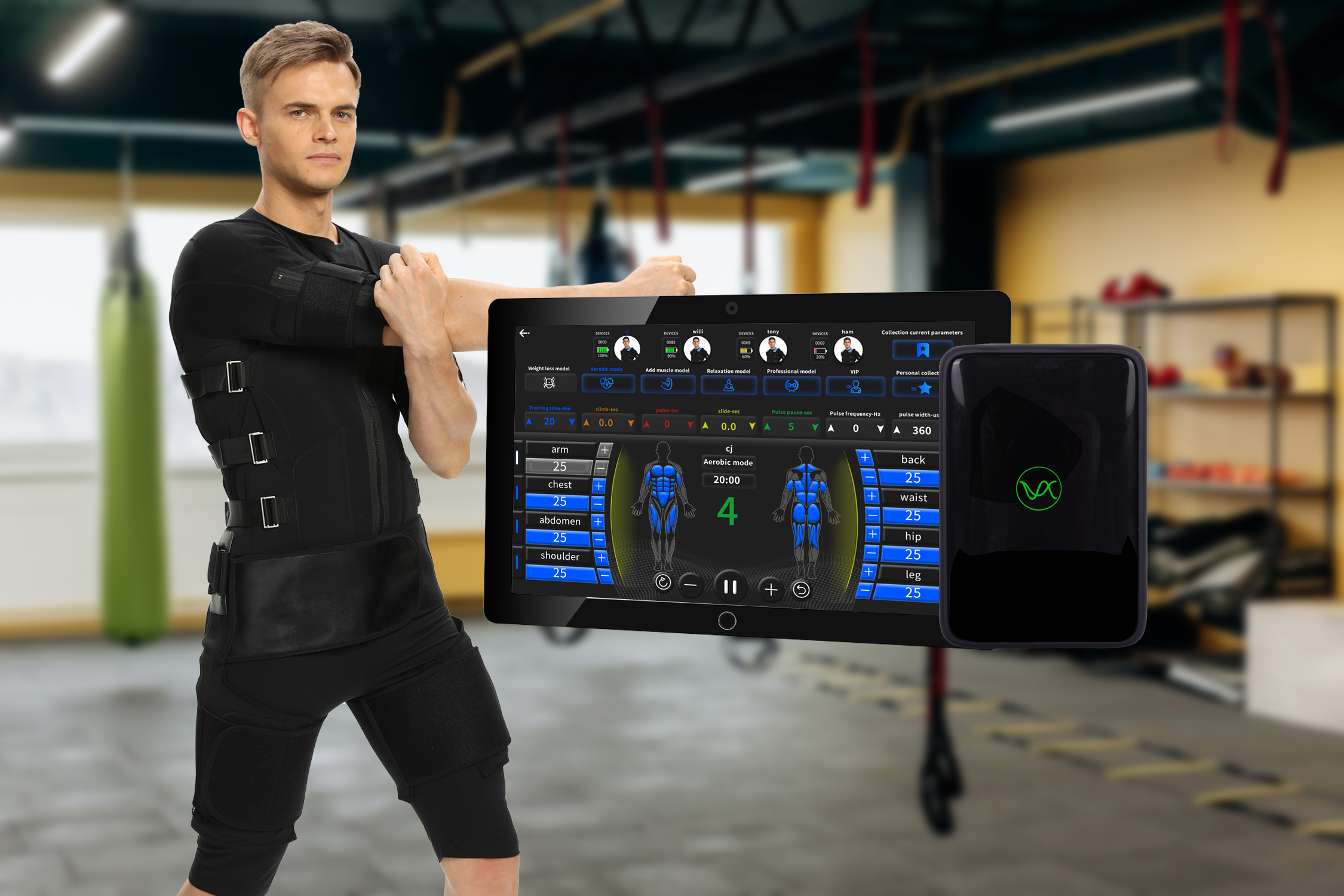 Wireless Electrical Muscle Stimulators Ems