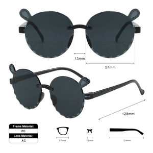 <span class=keywords><strong>Gafas</strong></span> <span class=keywords><strong>de</strong></span> Sol Divertidas <span class=keywords><strong>para</strong></span> Niños con Logotipo Personalizado, <span class=keywords><strong>Gafas</strong></span> <span class=keywords><strong>de</strong></span> Sol Infantiles con Diseño <span class=keywords><strong>de</strong></span> Oso, Coloridas, Degradadas, Modernas, con Lentes UV400 - Product Image 3