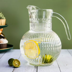 Bán Sỉ Đồ Uống Nước 60OZ Bình Thủy Tinh Pha Lê Bình Đựng Nước Đặt Cạnh Giường - Product Image 2