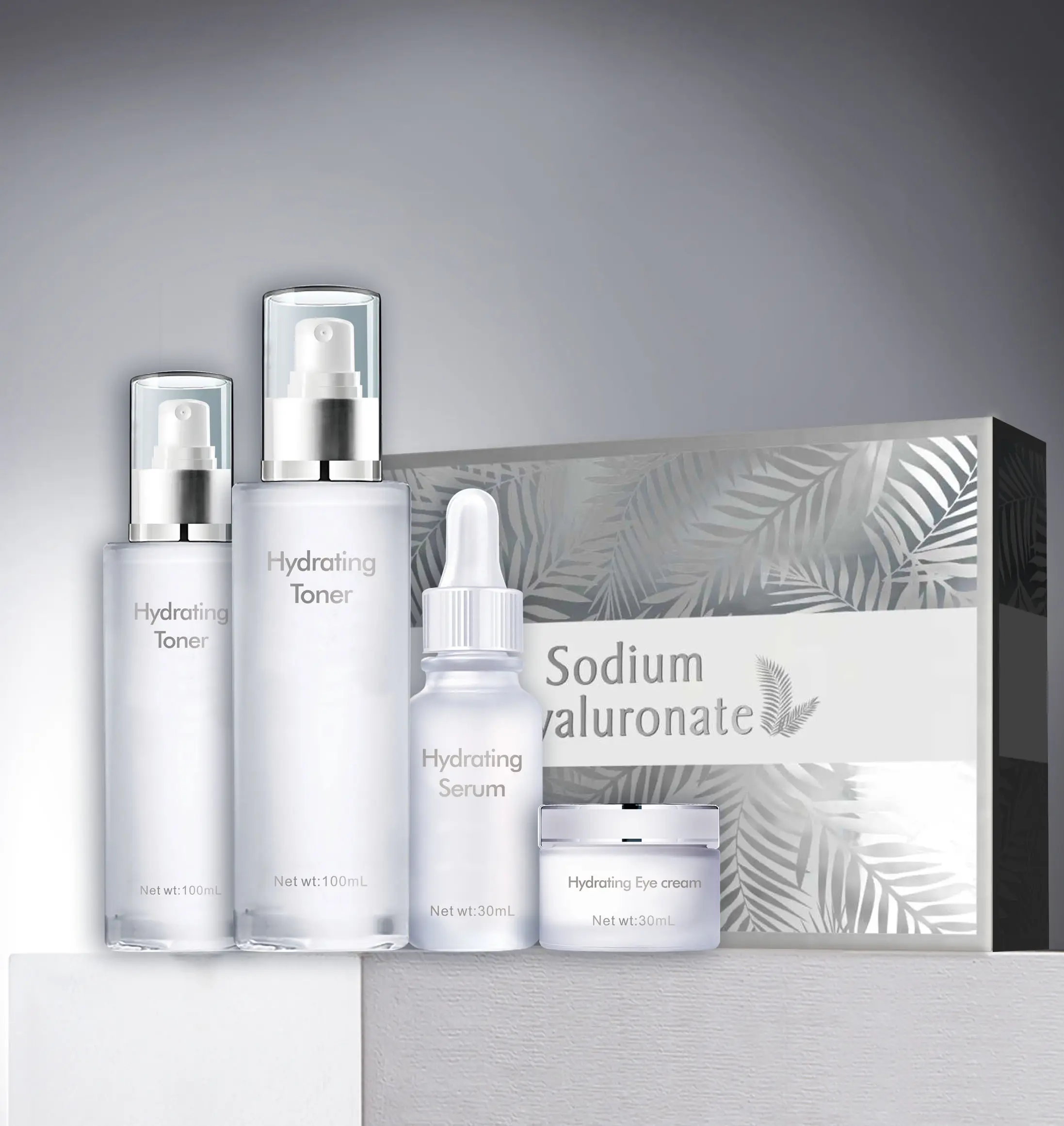 Heißer Verkauf Berufs Schönheit Hautpflege Feuchtigkeits Hautpflege Produkte Hyaluronsäure Serum Hautpflege Set