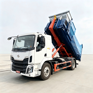 Camion à ordures Dongfeng Liuzhou Chenglong Roll-On/Roll-Off personnalisable avec benne amovible et système de levage par crochet pour l'assainissement urbain - Product Image 6