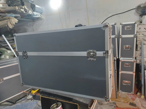 Aluminum Frame <b>LED</b> Screen Flight Case with Large <b>Ball</b> Corners and Heavy Duty Wheels for Safe Monitor Transport and Storage - Product Image 6